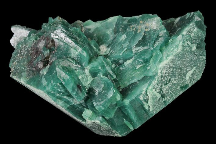 Heulandite Crystals with Celadonite Inclusions - India #168825